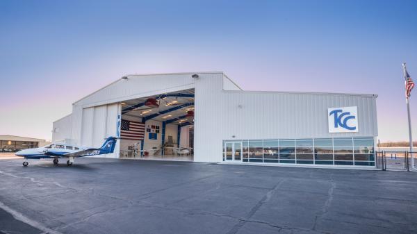Building exterior of TCC Riverside Community Campus and Aviation Center
