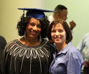 Terry Brown and TCC President Leigh B. Goodson